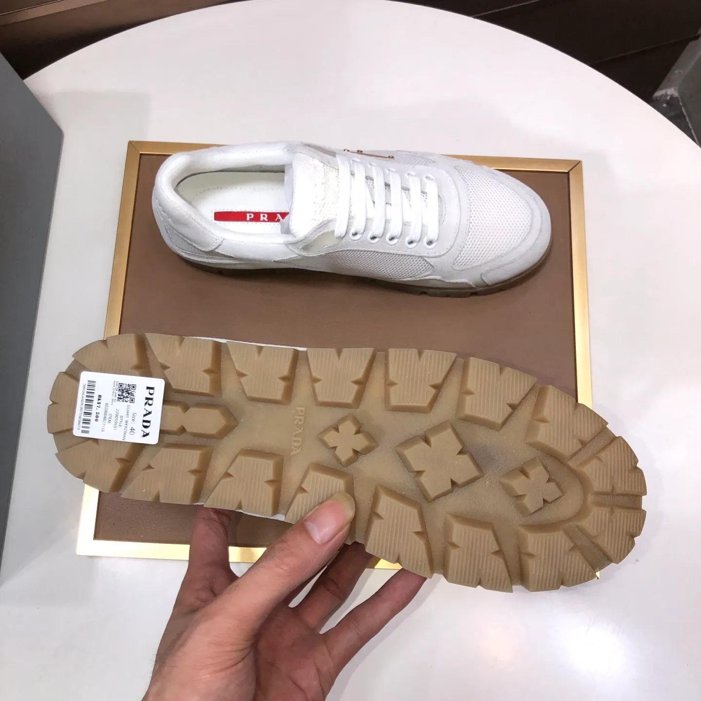 Men's shoes 💰540💰[PRADA] Top original, new season, high-quality original cow products, top imported calfskin with original imported glue, imported cowhide inside with original cowhide feet, original outsole! Quality guaranteed! Code 38-45 (45 customized)